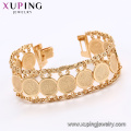 75193 Xuping nueva venta popular pulsera ancha del pun ¢ o de oro cadenas de moda joyería níquel libre